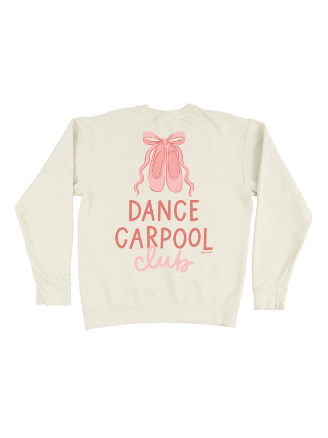 Dance Carpool Club Ballet Sweatshirt - Ivory, 4 of 4