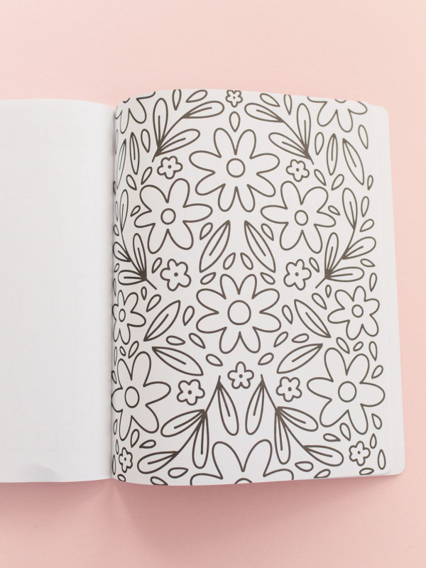 Bows & Blooms Coloring Book, 5 of 11