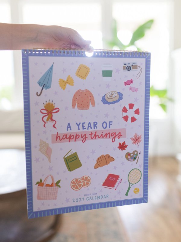 Year of Happy 2027 Spiral Hanging Wall Calendar, 1 of 10
