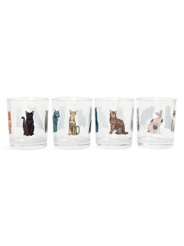 Feline Friends Cats 7.5oz Short Juice Glass Set, 3 of 3