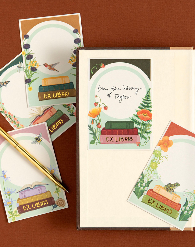 Book Plate Sticker Set, 1 of 5