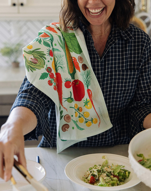 Farm Fresh Veggies Tea Towel, 4 of 9