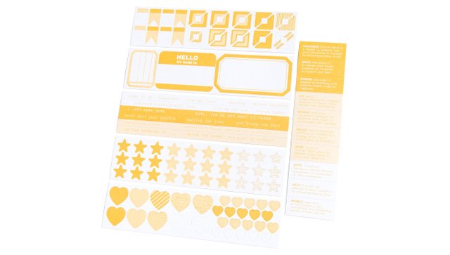 Color Collective Mini Sticker Booklet - Sunny, 2 of 2