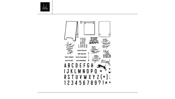 Digital Note To Self Sandwich Board 6×8 Stamp Set , 1 of 1