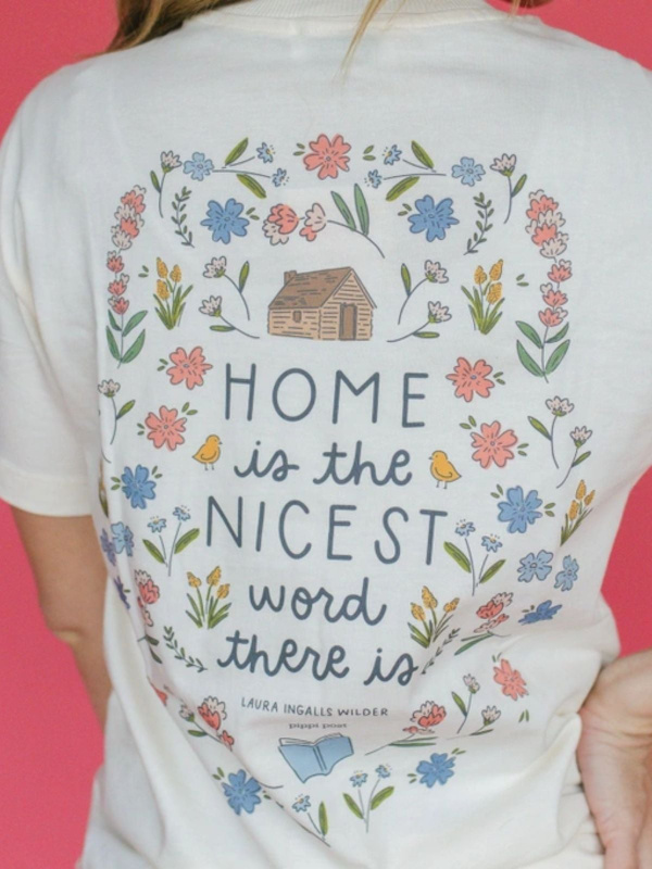 Home Is The Nicest Word Tee - Ivory, 1 of 4