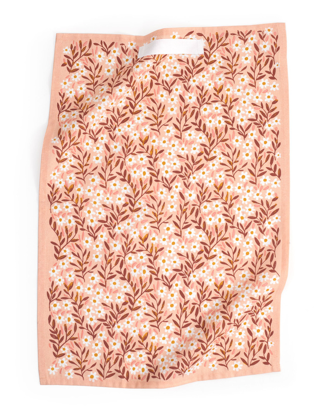 Pink Daisy Kitchen Towel, 2 of 2