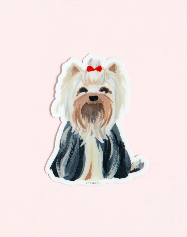 Yorkshire Terrier Decal Sticker, 1 of 2