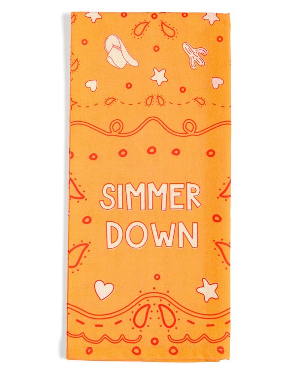 Simmer Down Western Tea Towel , 1 of 1