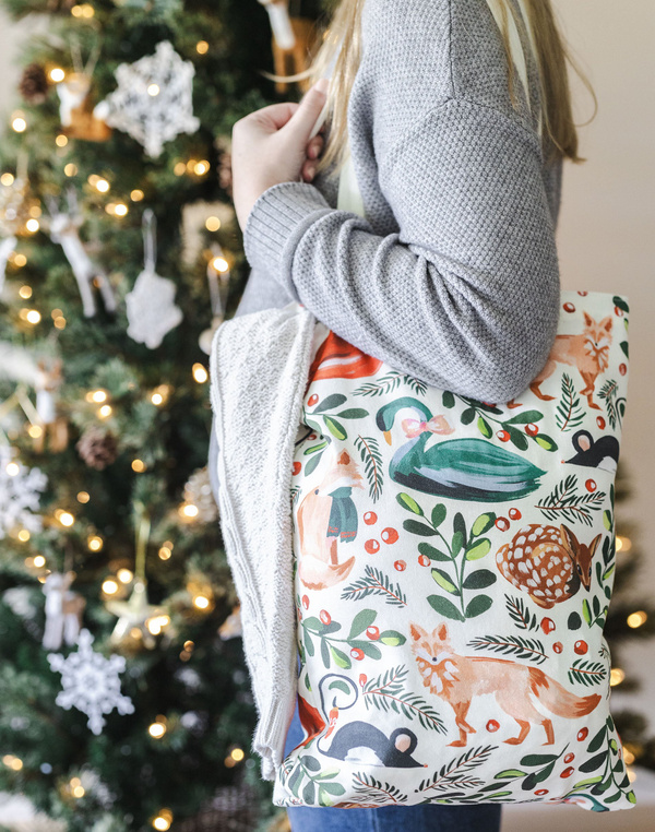 Woodland Animals Tote, 1 of 3