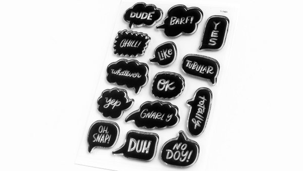 Speech Bubbles 4×6 Stamp Set, 2 of 2