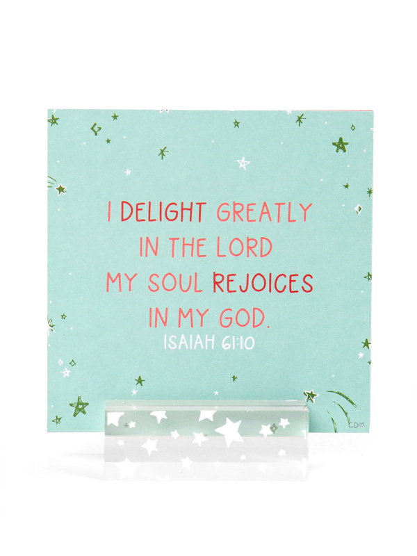 Verse for Joy – Bible Verse Card Set + Display Stand, 5 of 6