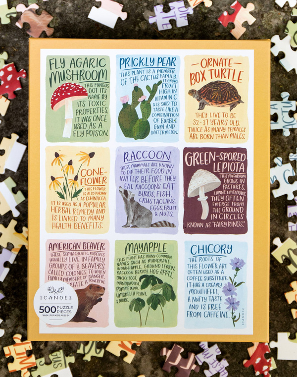Flora & Fauna Facts - 500 Piece Jigsaw Puzzle, 3 of 6