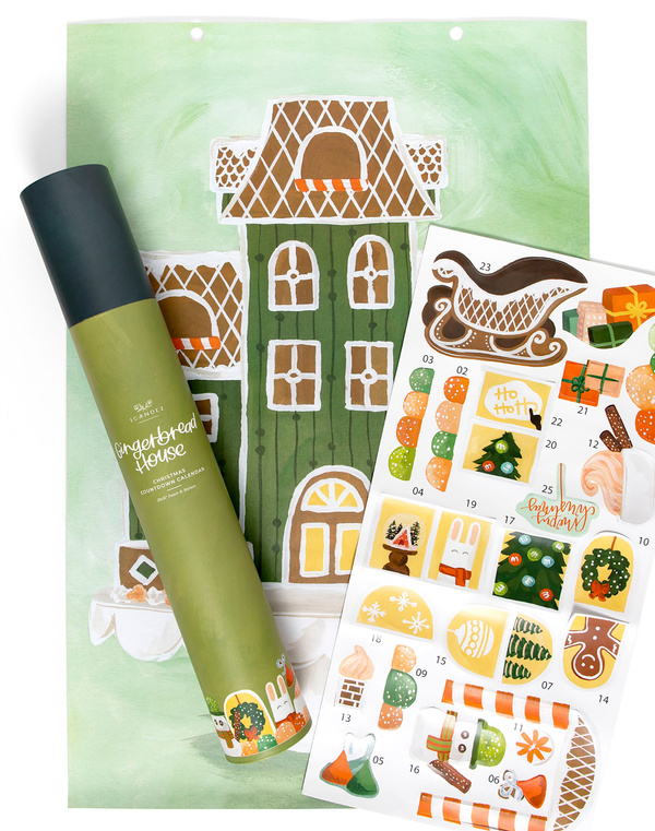 Christmas Countdown Calendar - Gingerbread House, 2 of 8