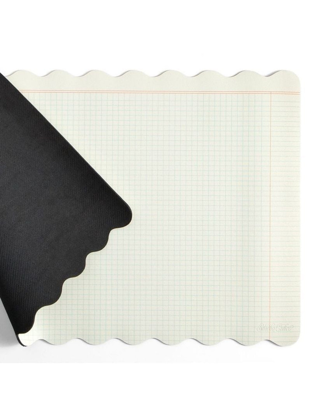Scalloped Ledger Large Desk Mat, 4 of 5