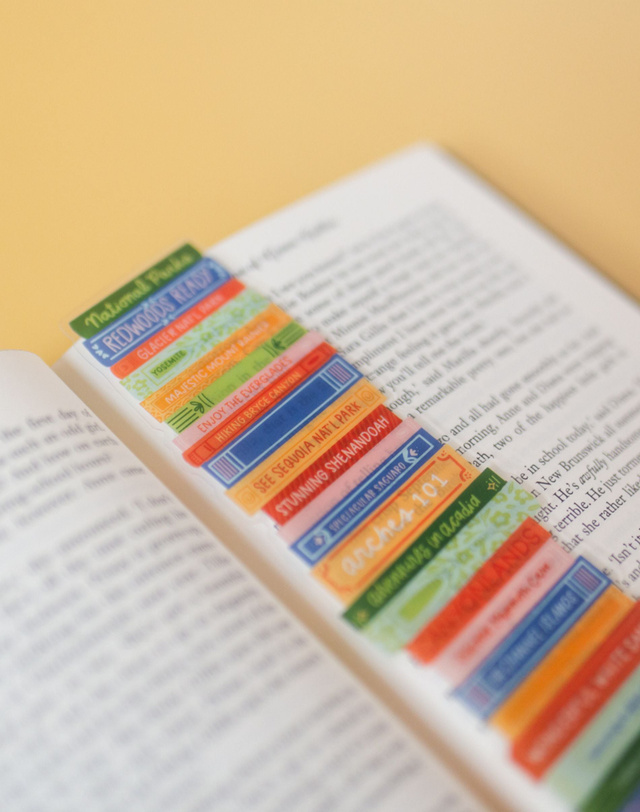 National Parks Book Stack Transparent Bookmark, 4 of 6