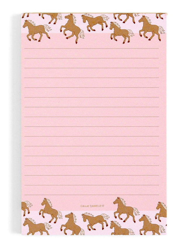Western Horses 4×6 Notepad, 1 of 3