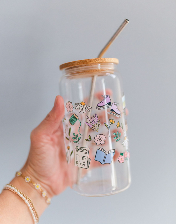 Little Women Glass Can, 3 of 4