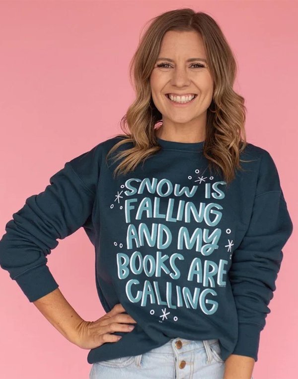 Snow is Falling Sweatshirt - True Navy, 2 of 4