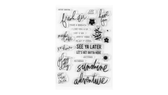 Stamp Set : 4×6 Fresh Air, 1 of 3