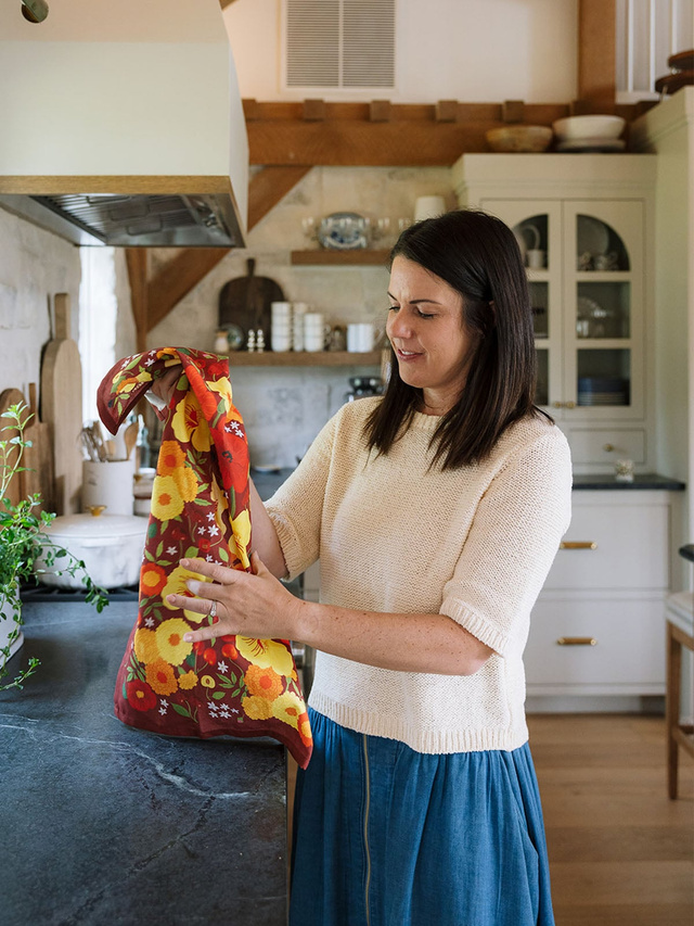 Cherry Grove Floral Kitchen Tea Towel, 3 of 7