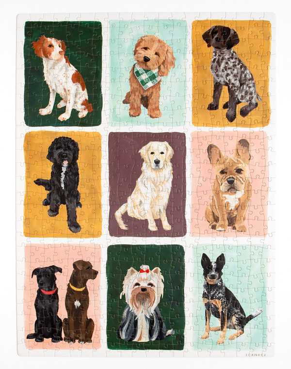 Furry Friends Dogs Grid - 500 Piece Jigsaw Puzzle, 4 of 7