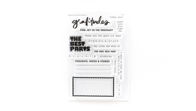 Stamp Set : 4×6 The Best Parts, 1 of 2