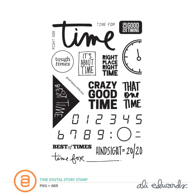 Time Digital Story Stamp™, 1 of 1