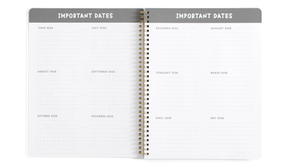 Happy Days Ahead- 8.5×11" Weekly/Monthly Planner, 10 of 10