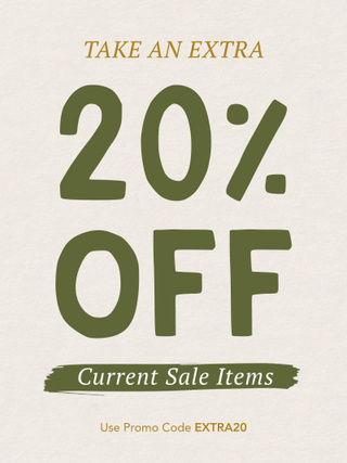 Extra 20% off Sale