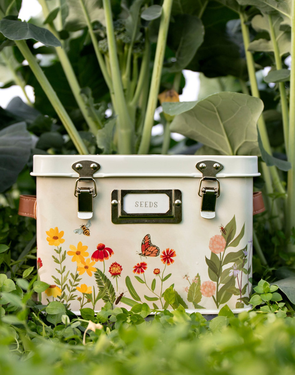 Wildflower Botanicals Tin Seed Storage Box, 3 of 5