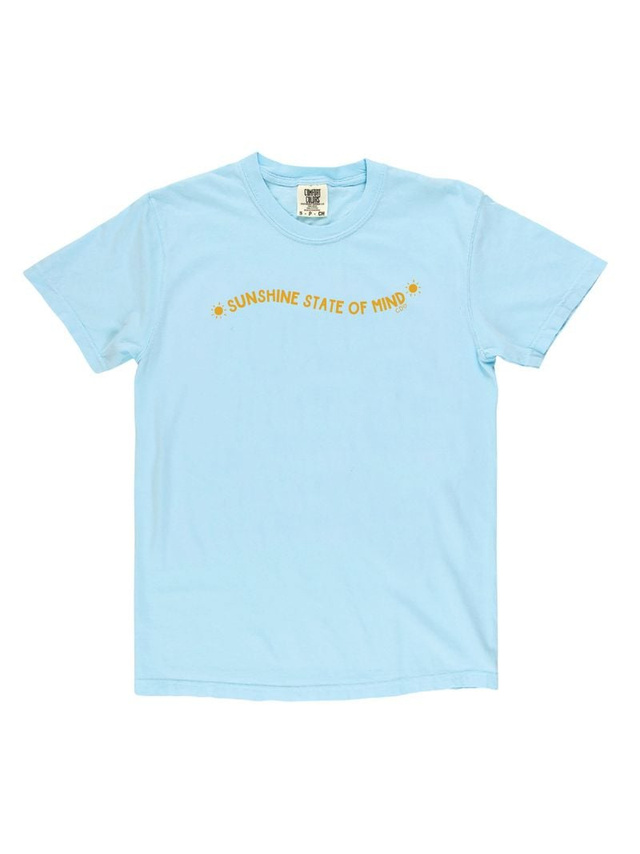 Sunshine State of Mind Coastal Tee - Chambray, 4 of 5