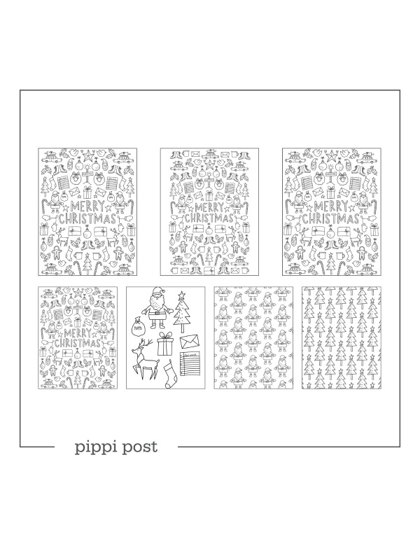 Christmas Digital Coloring Pack + Engineer Prints	, 1 of 1
