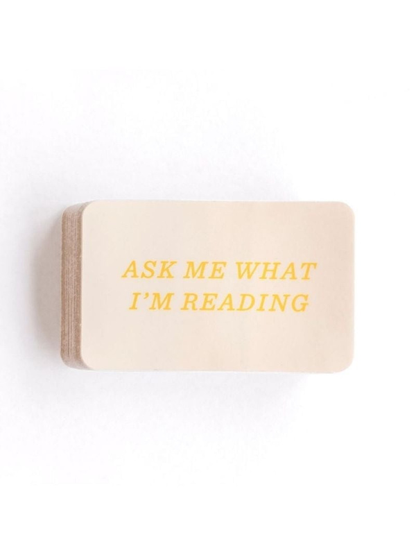 Ask Me What I'm Reading Decal Sticker, 1 of 2