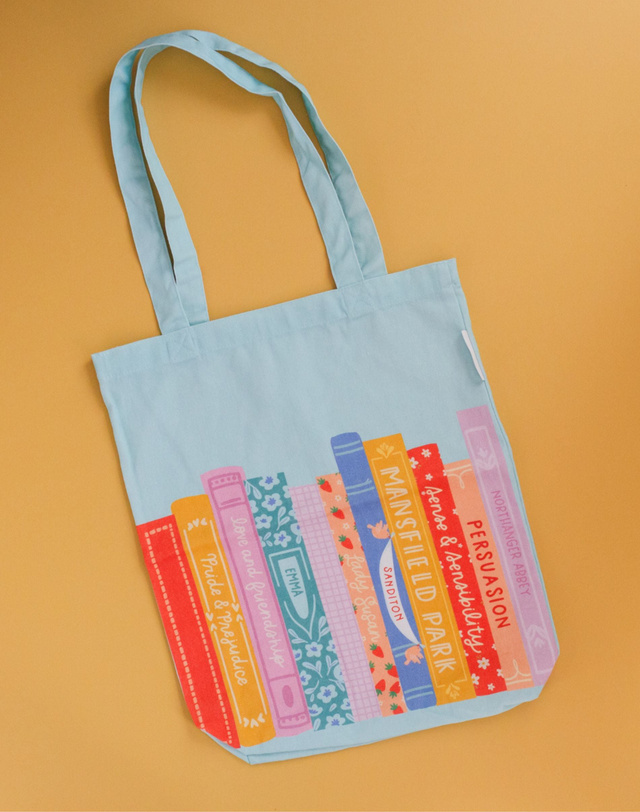 Jane Austen Books Tote Bag, 3 of 4