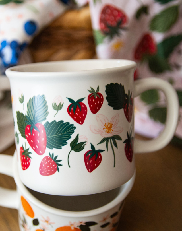 Strawberry Patch Mug, 1 of 5