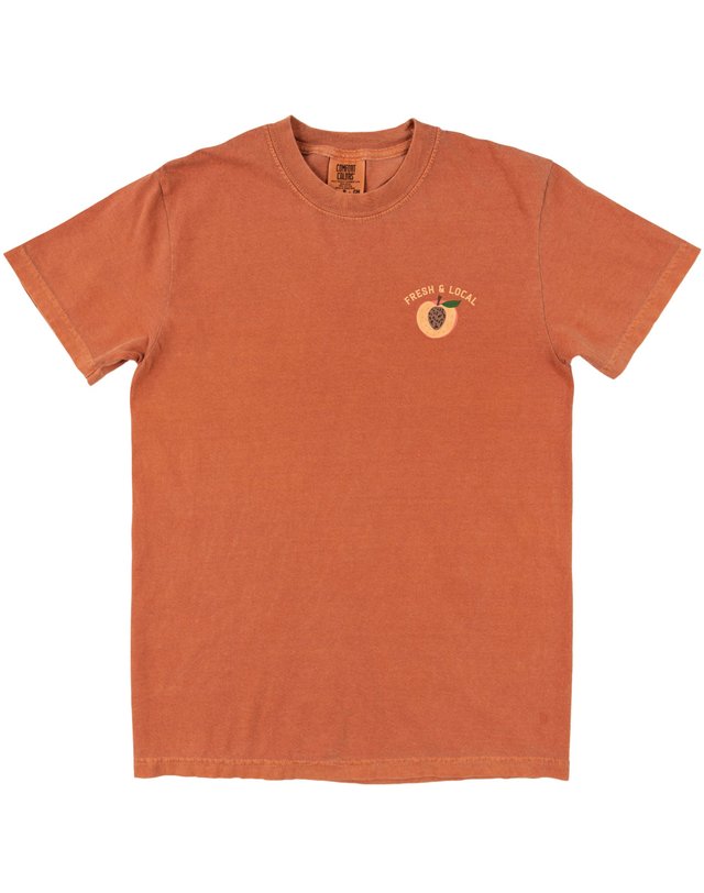 Peach Blossom Farmers Market Tee - Yam, 3 of 4