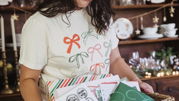 Bows Tee - Ivory, 2 of 4