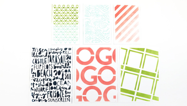 Travel Memories Stencil Set, 4 of 5