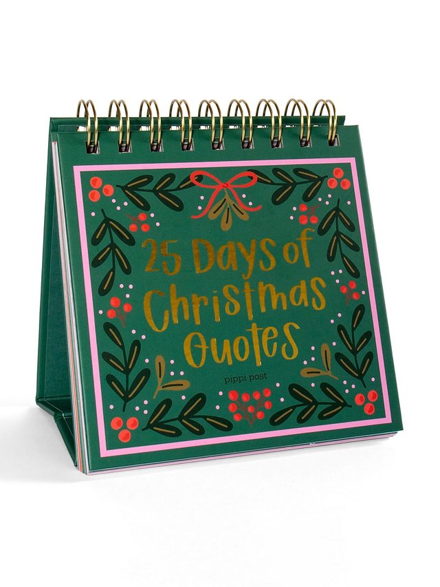 25 Days Of Christmas - Quotes + Prompts Advent Desk Calendar, 10 of 13