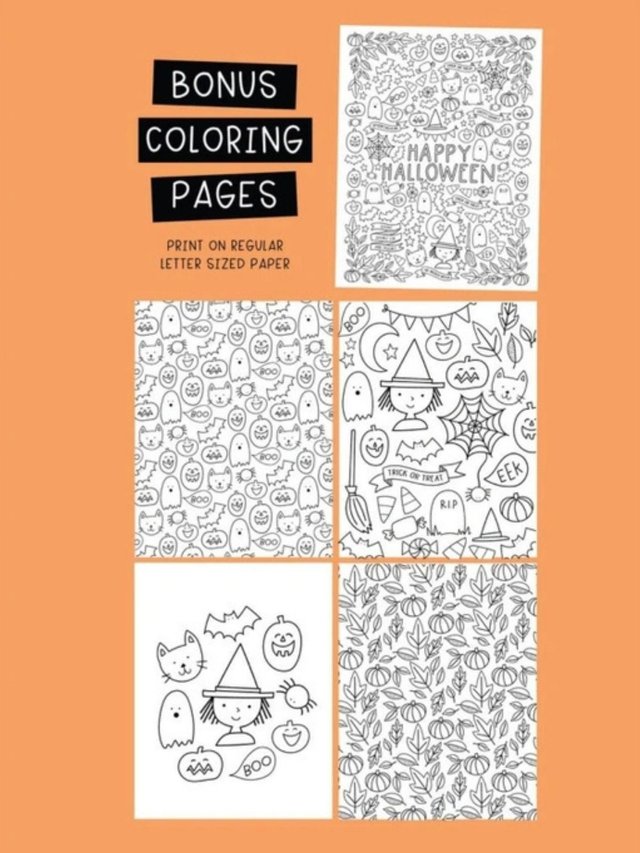 Halloween Digital Coloring Pack + Engineer Prints	, 2 of 4