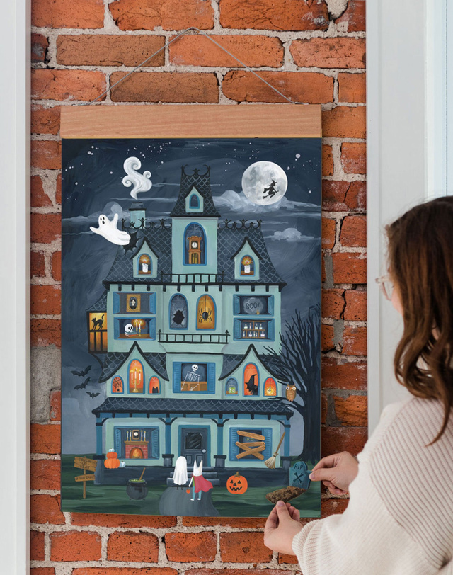 Halloween XL Countdown Calendar - Haunted House, 3 of 3
