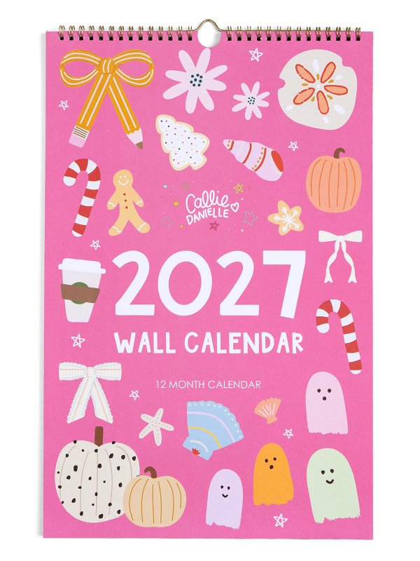 2027 Spiral Hanging Wall Calendar, 1 of 4