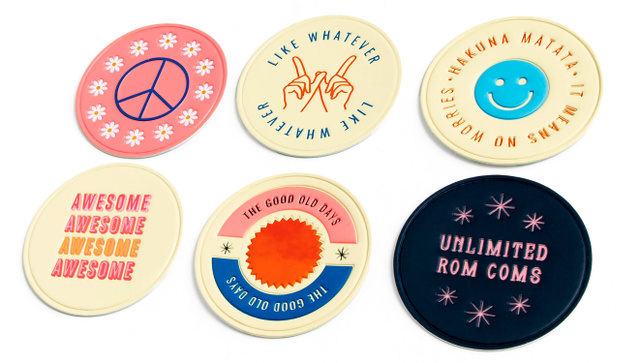Nostalgia Pleather Badges, 2 of 2