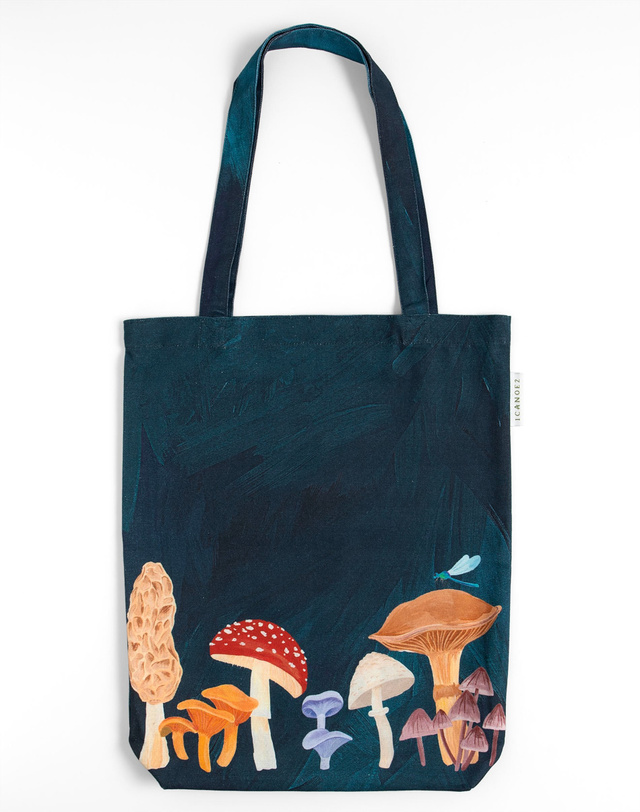 Forest Floor Mushrooms Tote, 1 of 1
