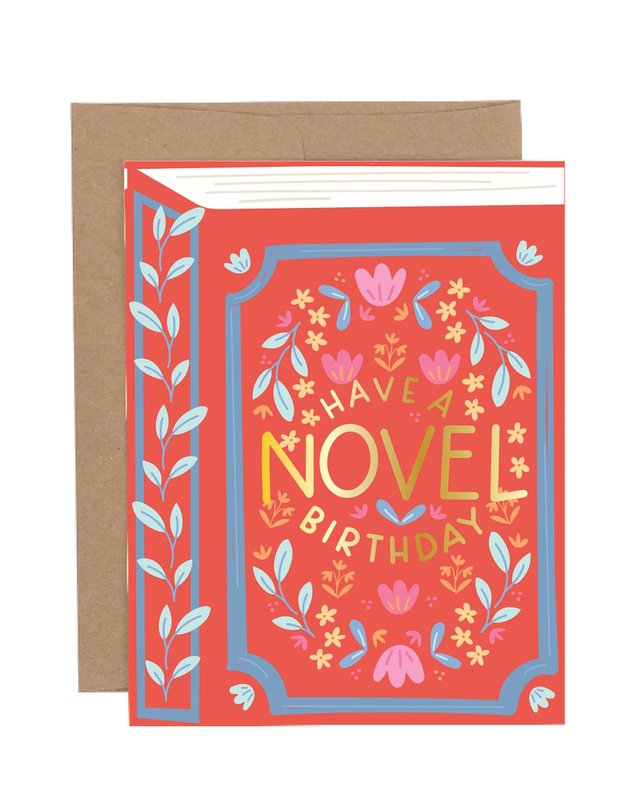 Have A Novel Birthday Greeting Card, 1 of 1