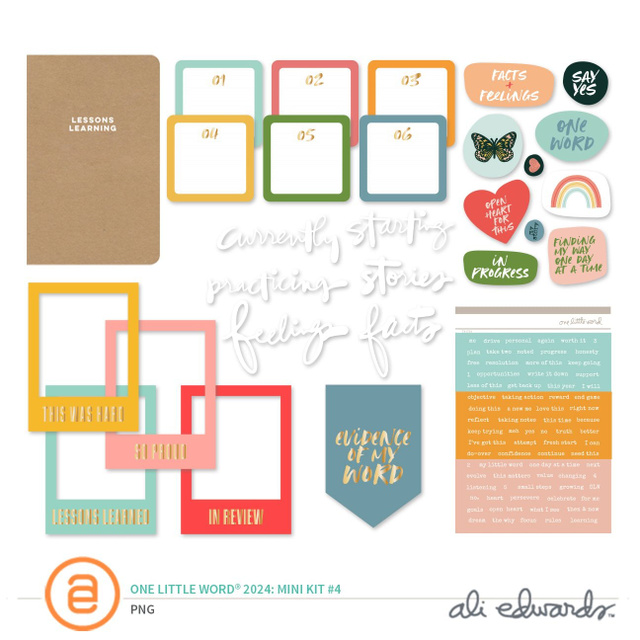 One Little Word® 2024 Digital Mini Kit #4, 1 of 1