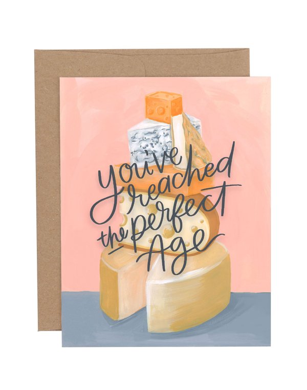 Birthday Cheese Greeting Card, 1 of 1