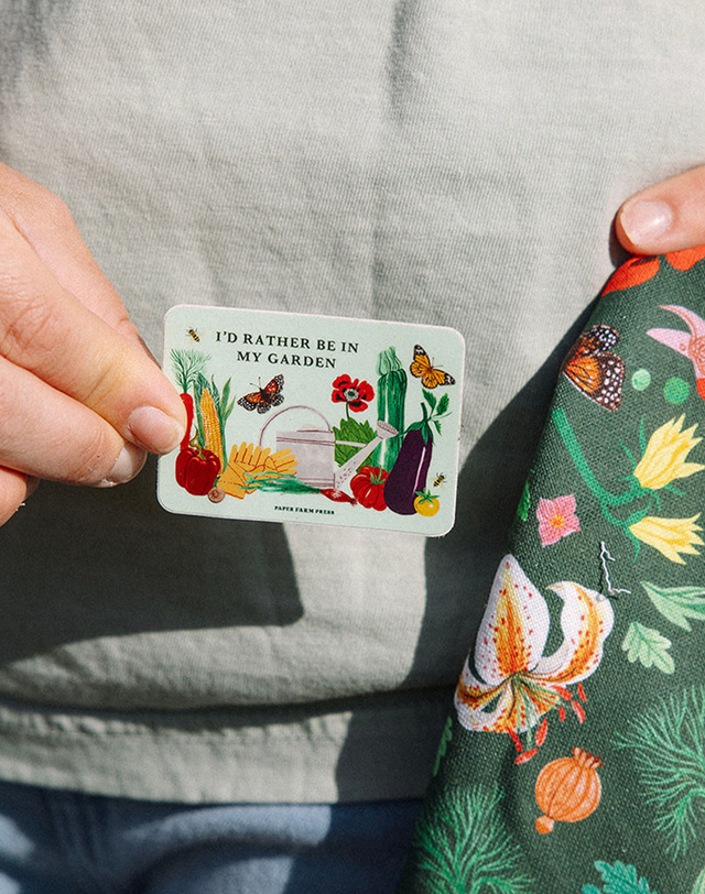 I'd Rather Be In My Garden Decal Sticker, 3 of 5