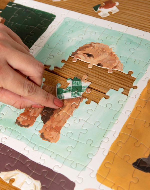 Furry Friends Dogs Grid - 500 Piece Jigsaw Puzzle, 5 of 7