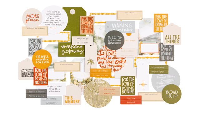 Travel Collection 2026 Cardstock Die Cut Pack, 1 of 4